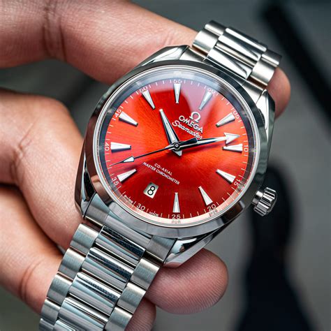 omega seamaster red gold